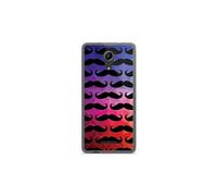 Coque silicone gel Wiko Tommy 2 Plus motif Moustache