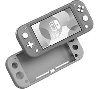 Coque Silicone Gris Compatible avec Nintendo Switch Lite - Etui Housse Protection Anti Rayure Anti Choc Anti Dérapant Phonillico®