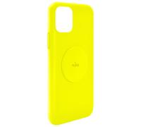 Coque Silicone Icon aimantée Jaune Fluo pour iPhone 11 Puro