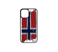 Coque silicone iPhone 12 mini drapeau norvege norvegien etui 64 Go foot basket coupe du monde Euro tissu personnalisé football