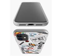 Coque Silicone iPhone 12 Pro One Piece Stickers - One Piece - Bleu - MANGA