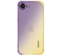 Coque Silicone - iPhone 16e - Dégradé Doré - Protection Airbag Drop - Résistance aux Chutes