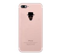 Coque Silicone IPHONE X Max Heisenberg Transparente Fun APPLE Tête Breaking Bad Walter White Pomme Protection Gel Souple