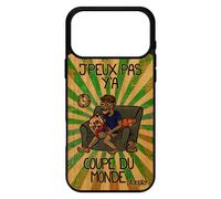 Coque Silicone J'peux Pas Y'a Coupe Du Monde Pour Iphone 17 Pro Max Bois Bumper Je Comique Texte Jpeux Sport Frêne Housse Football