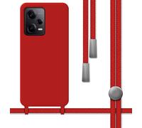 Coque Silicone Liquide Avec Cordon Compatible Xiaomi POCO X5 Pro 5G Couleur Rot