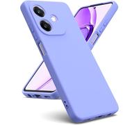 Coque Silicone Liquide Compatible Oppo A40 4g/A40m/A60 5g - Intérieur Microfibre, Protection Antichoc, Bords Rehaussés Caméra, Gel Ultra Souple - Violet