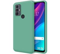 Tumundosmartphone Coque Silicone Liquide Ultra Douce pour TCL 30 Se / 30E/306 Couleur - Vert
