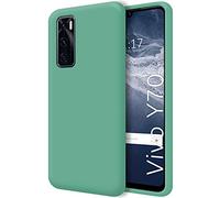Coque Silicone Liquide Ultra Douce pour Vivo Y70 Couleur - Vert
