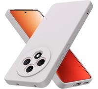 Coque Silicone Liquide Ultra-Fine Pour Oppo Reno 12f / Reno 12 Fs 5g - Housse Souple Antidérapante Protection Intégrale Taupe