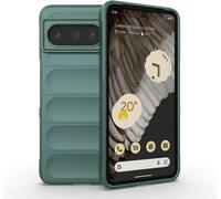 Coque Silicone Liquide Verte Pour Google Pixel 8 Pro ¿ Protection 360° Antichoc, Doublure Microfibre, Revêtement Anti-Germes, Finition Mate Antidérapante, Compatible Charge Sans Fil