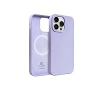 Coque Silicone Magnétique pour iPhone 14 Pro Compatible MagSafe Crong Violet