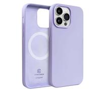 Coque Silicone Magnétique pour iPhone 14 Pro Compatible MagSafe Violet
