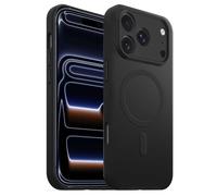 Coque silicone MagSafe AKASHI ALTCI17PRMAGB Compatible iPhone 17 Pro Toucher gomme Profil fin Noir