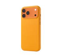 Coque Silicone MagSafe pour iPhone 17 Pro Max Aimantée avec Protection Caméra MW Orange