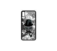 Coque silicone moustache iPhone XS Max telephone monsieur tag case gris en Apple