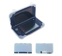 Coque Silicone New pour 3ds LL XL Anti-Choc Design Mignon Coque(Translucent White)