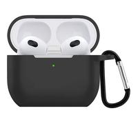 Coque Silicone - Phonillico - Airpods 3 - Anti Choc - Bouchon Anti Poussière - Mousqueton