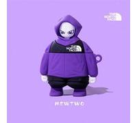 Coque silicone pour AirPods 1/2-Pokémon Mewtwo-violet G