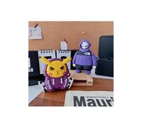 Coque silicone pour AirPods Pro-Pokémon Pikachu-viloet rose