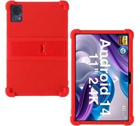 Coque Silicone Pour Doogee T35/ Doogee T30se/ Doogee T30s/ Doogee T40/ Doogee T30 Ultra/Doogee T30 Pro Tablette Tactile 11 Pouces,Housse De Protection Avec Fonctions De Support,Rouge