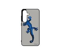 Coque silicone pour galaxy S25 salamandre esprit du feu lezard bumper tendance case SM-S931E ethnique de protection boheme pour Samsung