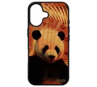 Coque Silicone Pour Iphone 16 En Bois Et Panda Smartphone Ecolo Mandala Geant Ecologie Orange Noir Texture Etui Telephone Animaux Apple