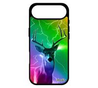 Coque Silicone Pour Iphone 17 Air Cerf Multicolore Brame Case Foret Animaux Mobile Animal Design Etui Gibier Faon Arc En Ciel