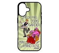 Coque Silicone Pour Iphone 17 J'peux Pas J'dois Garder Mon Flamant Rose Je Rigide Case Humour Cartoon Vert Gel Original Texte