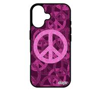 Coque Silicone pour iPhone 17 Peace and Love Rasta & Yoga Reggae Paix et Amour philosophie 256 Go Espoir Symbole Femme Dessin Noir