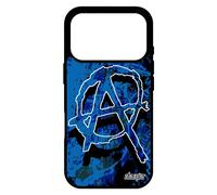Coque Silicone Pour Iphone 17 Pro Anarchie Tague Punk Tag Metal Aluminium Anarchy Gothique Noir Tattoo Bumper Signe Made In France