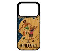 Coque Silicone Pour Iphone 17 Pro Bois Humour J'peux Pas J'ai Handball Comique Bleu Humoristique Texte Case Gel Coupe D'europe