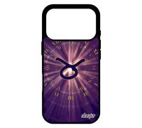 Coque Silicone Pour Iphone 17 Pro Signe Taureau Metal Smartphone Soleil Astrologique Univers Etoiles Horoscope Galaxie Homme Violet