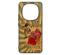 Coque Silicone Pour Pour Xiaomi Redmi Note 14 Pro/14 Pro+ Plus 5g En Bois Humour J'peux Pas J'dois Garder Mon Flamand Rose Mobile Oiseau