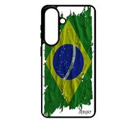 Coque Silicone pour S26+ Plus Drapeau bresil Bresilien de Protection Souple Case jo Foot Basket SM-S947B/DS Football pour Samsung Galaxy