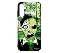 Coque Silicone Pour Samsung A25 5g Zombie Mobile Fin Du Monde Etui Ville Mort Vivant Case Cover Ruine Squelette Vert Immeuble Galaxy