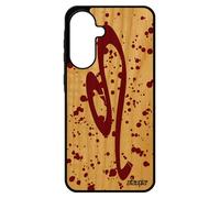 Coque Silicone Pour Samsung A56 5g Bois Signe Du Zodiaque Lion Case Portable Calligraphie Personnalis¿ Univers Avenir Dessin Rouge Pour Galaxy