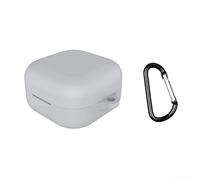 Coque Silicone pour samsung Buds 4 Pro - Étui Fin et Léger Attache - Protection Complète Contre pour chutes et pour poussière - Couleur Vive au pour choix - Maintien Parfait Volume Ajouté(Grey)