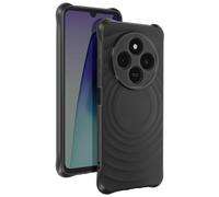Coque Silicone pour Samsung Galaxy A16 Antichoc Texture Vague en 3D iMak Noir
