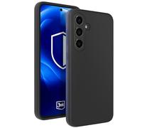 Coque Silicone pour Samsung S24 FE Antichoc avec Intérieur Microfibre Noir