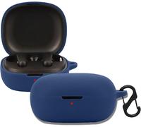 Coque Silicone Pour Soundcore P20i - Housse Ultra-Fine Anti-Chute Avec Mousqueton, Protection Complète Compatible Charge Sans Fil - Bleu