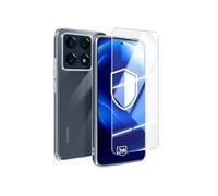 Coque Silicone pour Xiaomi 14T Pro avec Verre Trempé Antichoc Transparent