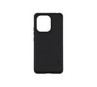 Coque Silicone pour Xiaomi Redmi Note 13 4G Effet Métal Brossé Carbone Noir