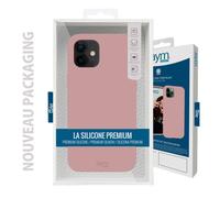 Coque Silicone Premium Rose Sable pour Apple iPhone 14 Plus -100% Silicone et Microfibre - Renforcée et Ultra Doux