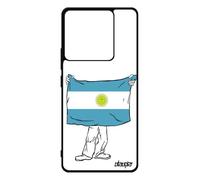 Coque Silicone Redmi Note 13 Pro 5g Drapeau Argentine Argentin Motif Football Rugby Copa America Foot 4g Jo Basket Portable Xiaomi