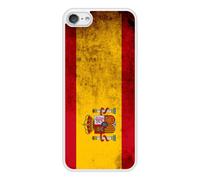 Coque Silicone Renforcée - Compatible Apple Ipod Touch - Design Drapeau Espagne