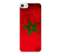 Coque Silicone Renforcée - Compatible Apple Ipod Touch - Design Drapeau Maroc