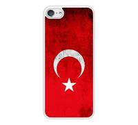 Coque Silicone Renforcée - Compatible Apple Ipod Touch - Design Drapeau Turquie