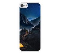 Coque Silicone Renforcée - Compatible Apple Ipod Touch - Design Seul En Montagne