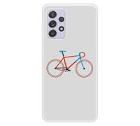 Coque Silicone Renforcée - Compatible Samsung Galaxy A72 - Design Bike Color Hipster