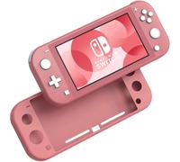 Coque Silicone Rose Compatible Avec Nintendo Switch Lite - Etui Housse Protection Anti Rayure Anti Choc Anti Dérapant Phonillico©